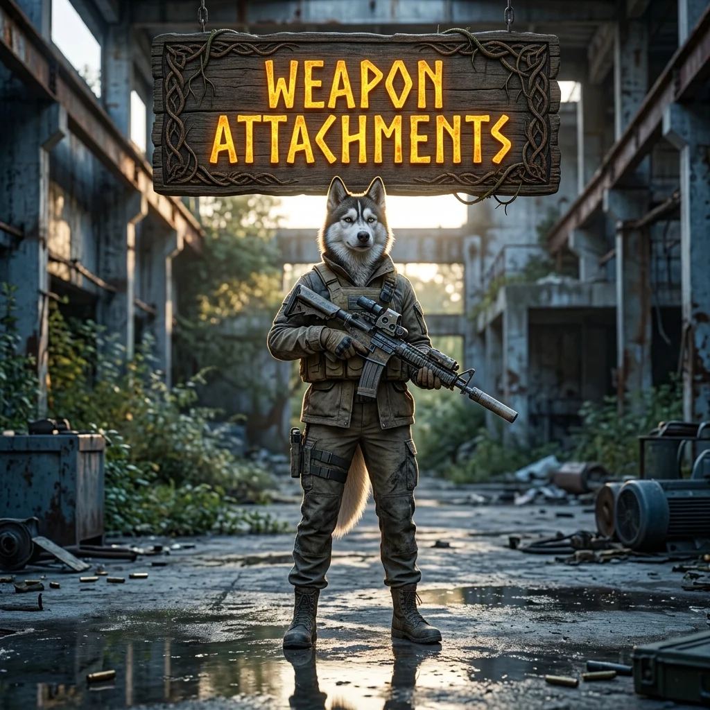 Promotional image for Weapon Attachments Boost in Once Human, focused on boosting weapon attachment progression within Once Human.