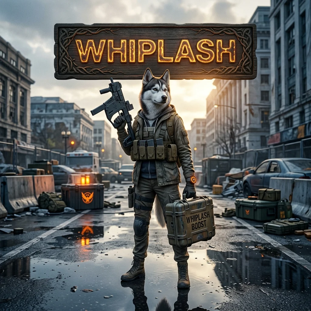 Promotional image for the Whiplash Boost in The Division 2 game-specific boost service