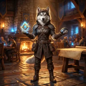 WoW Classic Forever temasını yansıtan, fantastik bir oyun dünyasında macera hissi veren görsel