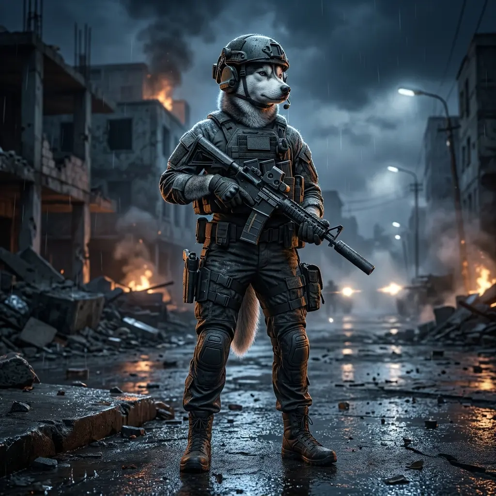 Ігрова ілюстрація для послуг прокачування в Call of Duty: Modern Warfare 4 без написів і видимих знаків.