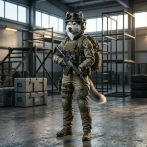 Ігрова ілюстрація для посібника з WARDOGS без написів і знаків, що передає тему гри для новачків.