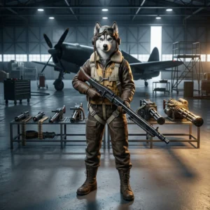 Артуърк, свързан със списък с ранг на оръжията в War Dogs, без четим текст или знаци.