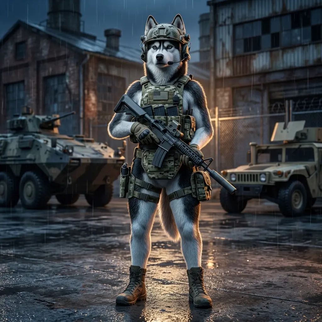 איור אווירה הקשור לשירותי בוסטינג עבור Call of Duty Modern Warfare 4, ללא טקסט קריא או שלטים
