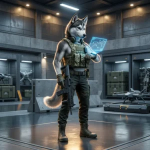عمل فني مرتبط بدليل المبتدئين في WARDOGS، يعرض أجواء اللعبة بصورة عامة من دون نصوص أو لافتات قابلة للقراءة.