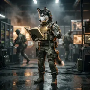 ภาพประกอบบรรยากาศเกมยิงมุมมองบุคคลที่หนึ่งสำหรับคู่มือฟรีของ Modern Warfare 4 โดยไม่มีข้อความหรือสัญลักษณ์บนภาพ