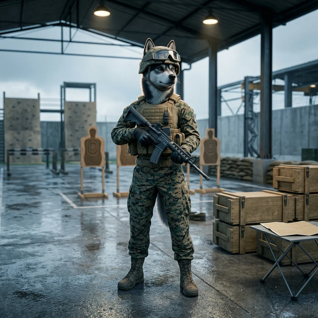 ภาพประกอบสำหรับคู่มือเริ่มต้น WARDOGS แสดงบรรยากาศโดยรวมของเกมโดยไม่มีข้อความหรือป้ายที่อ่านได้